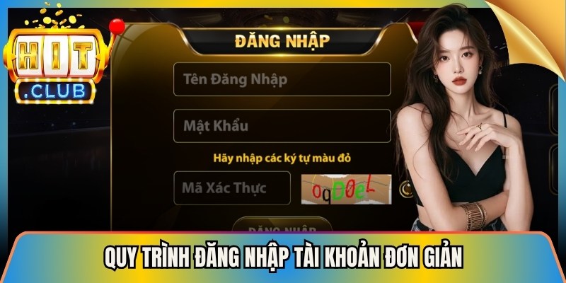 Quy trình đăng nhập tài khoản đơn giản